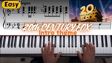 20th Century Fox Intro- Piano Cover + Free Sheet Music