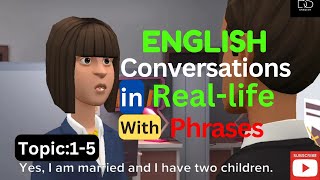 English Conversations in Real Life | Engaging English listening practice | Phrasal verbs: Part-1