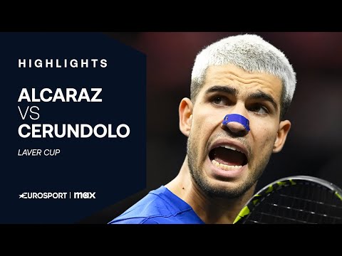 LAVER CUP - La DÉMONSTRATION de Carlos Alcaraz face à Francisco Cerundolo