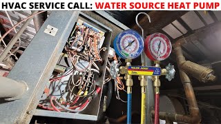 HVAC Service Call: Water Source Heat Pump Tripping On High Pressure Control (Heat Pump Not Working)