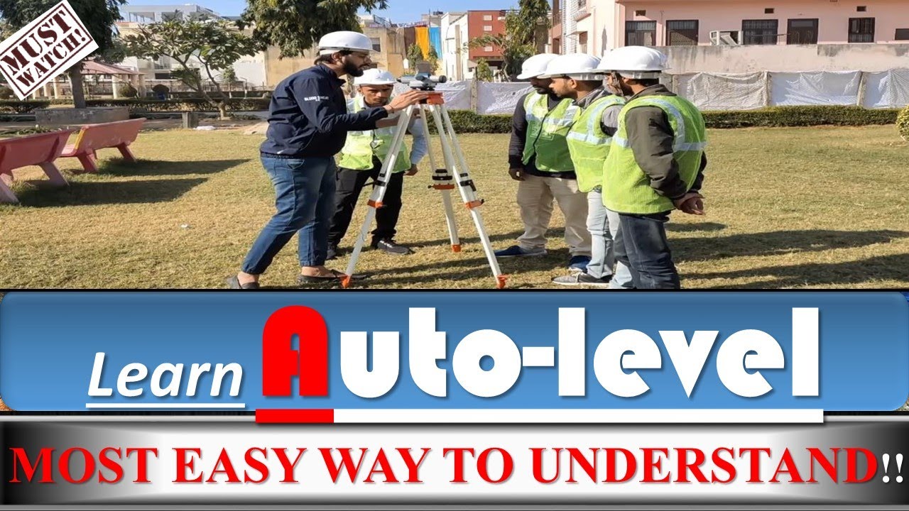 Learn Auto-Level Components Details // On Site Training #civil_ki_baat ...