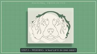 Free Dog SVG Cut File Sample - Spaniel Portrait Machine Verified for Cricut | NeatlyHQ