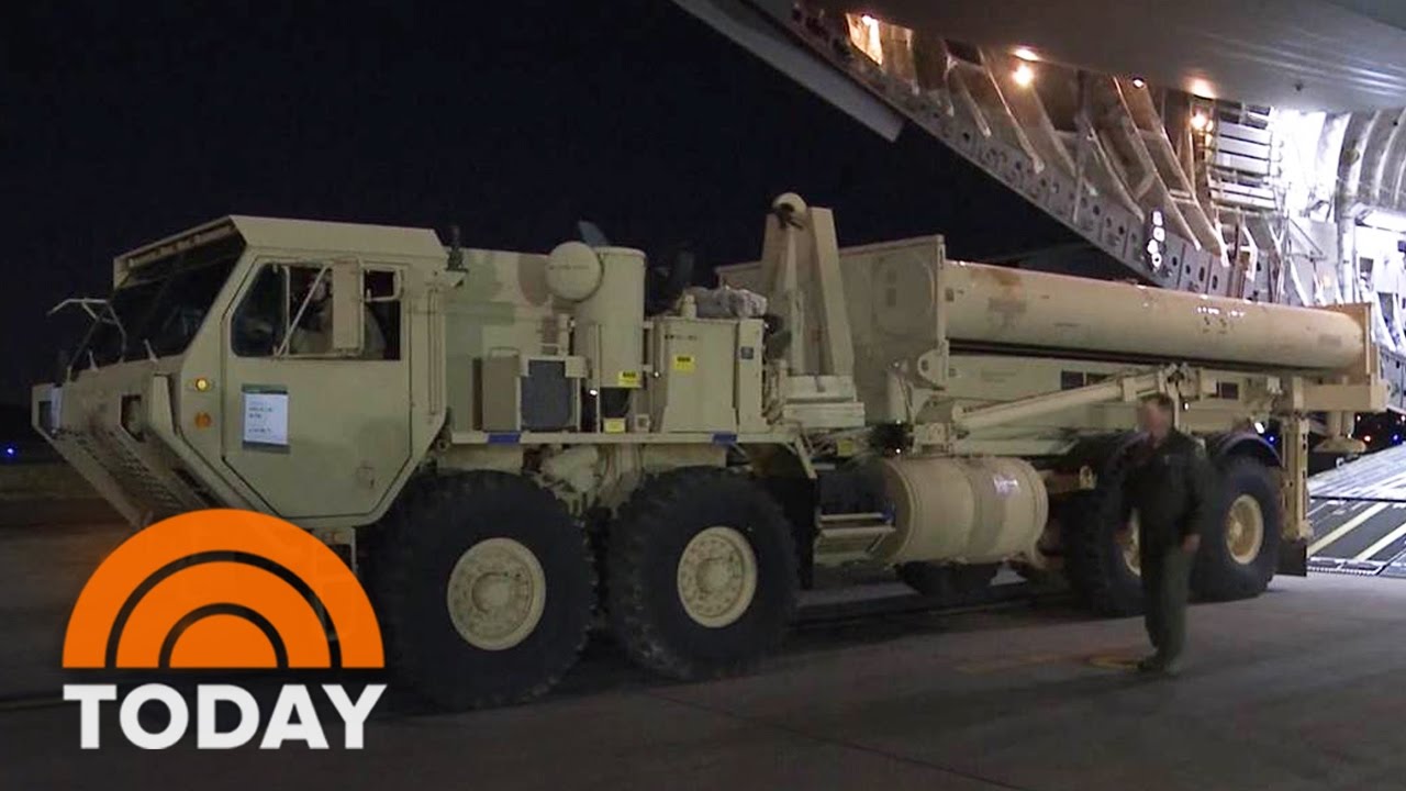 US Anti-Missile System Arrives In South Korea | TODAY