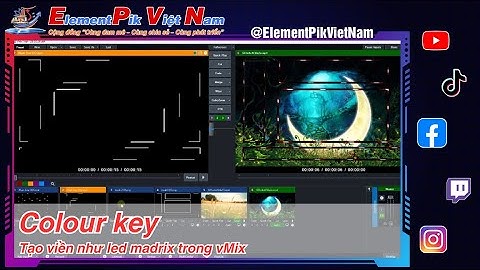 Tạo viền như led madrix trong vMix [ElementPik.com]