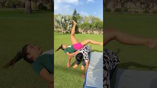 Isne to daba diya gymnast ytshorts acrobatics couplegoals stunt flip parkour action