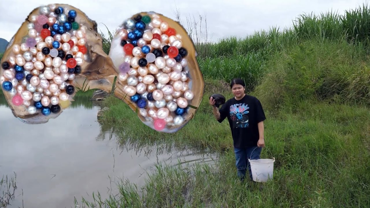 When I picked up the shells, I found beautiful pearls hidden in the ...