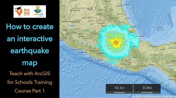 Create an Interactive Earthquake Map on ArcGIS Online - Teach with ArcGIS for Schools Course (Part1)