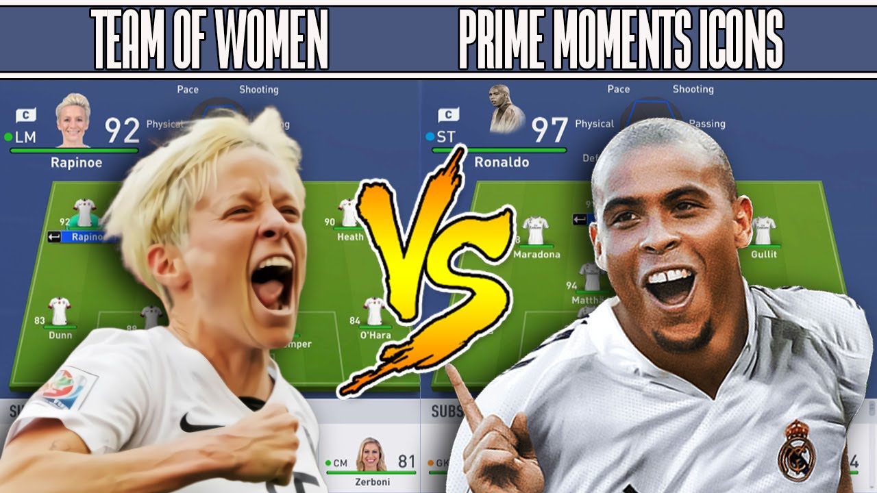 TEAM OF WOMEN VS PRIME ICON MOMENTS - FIFA 19 EXPERIMENT