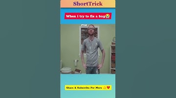 unsolved bug 😉 #ProgrammerLife #Debugging #DeveloperHumor #RelatableCode #BugFixFails