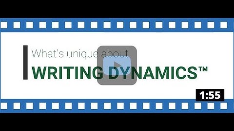 Writing Dynamics™ is so unique
