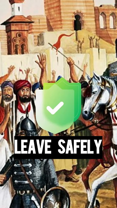 Saladin's Merciful Recapture of Jerusalem in 1187 | A Turning Point in the Crusades #shorts #saladin