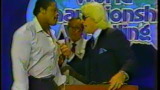 Ric Flair/Tony Atlas confrontation - Georgia 1983