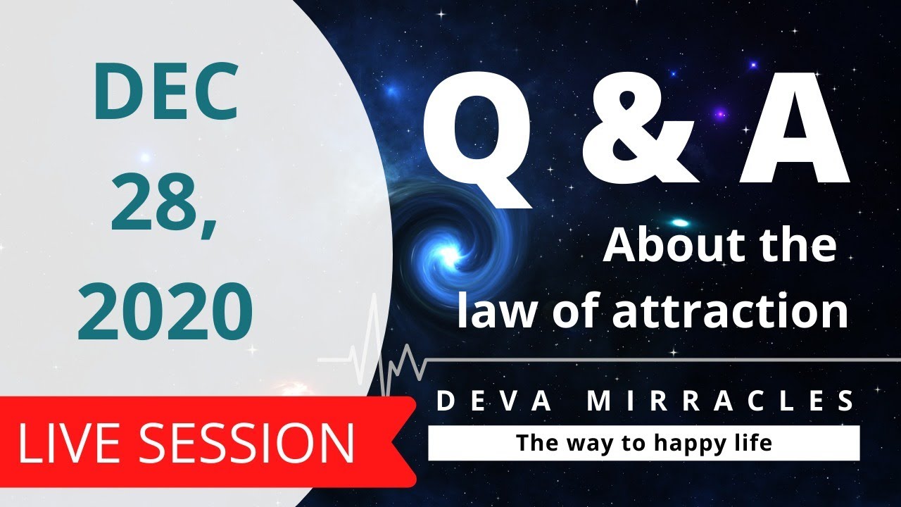 (DEC 28, 2020) Live Session | Q & A about The law of attraction in Tamil | Deva Mirracles