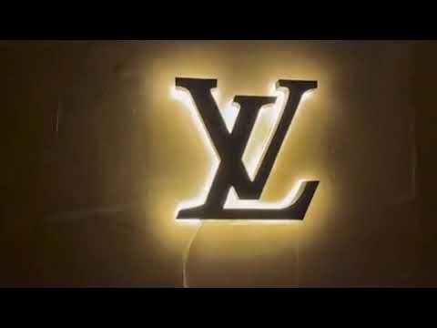 Louis Vuitton reverse channel letters for branding