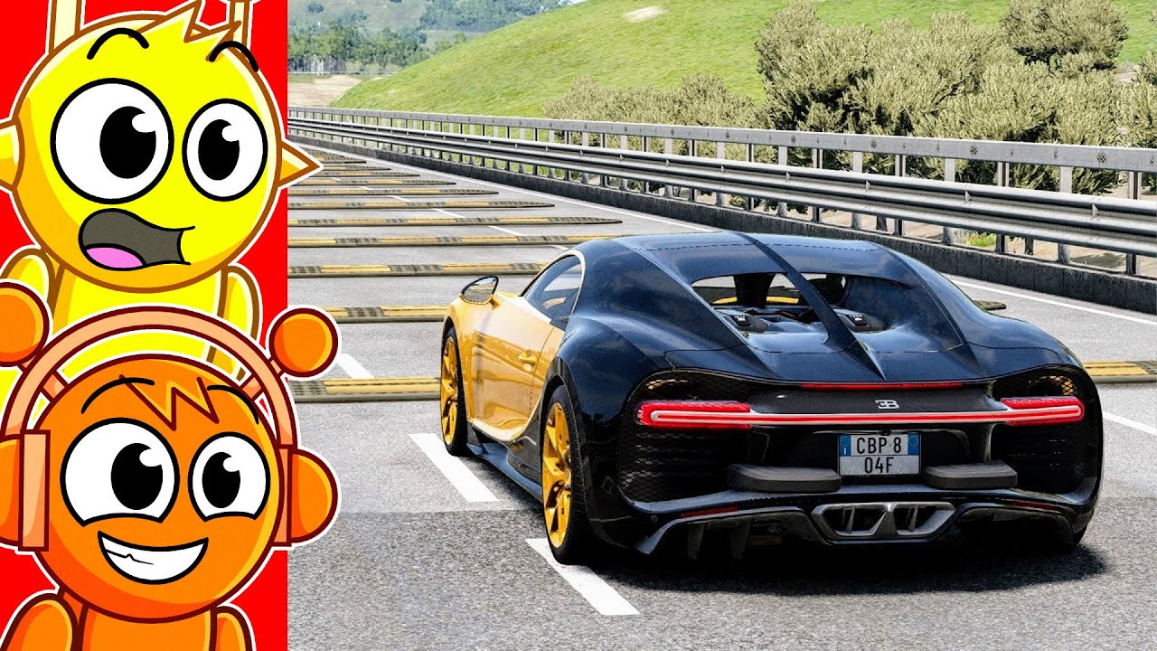 МАШИНЫ против 1000 ЛЕЖАЧИХ ПОЛИЧЕК!!!