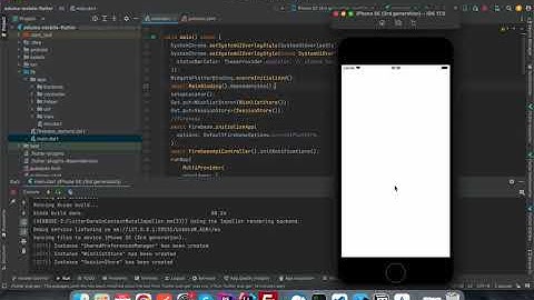 Run an existing flutter project on IDE