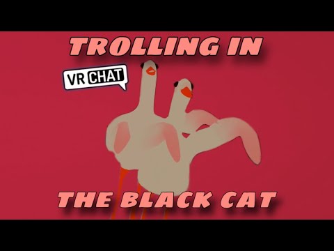 Trolling in The Black Cat Vr chat - YouTube