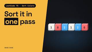 Sort Colors: counting sort vs the Dutch national flag (LeetCode 75)