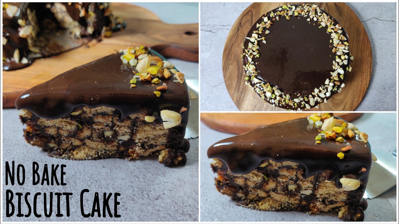 No Bake BISCUIT CAKE | No-Bake Chocolate Biscuit Cake | No Bake Cake | Best Bites