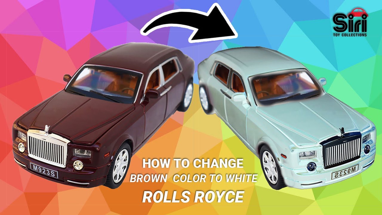Rolls Royce Colour Change From Brown to White | Siritoycollections