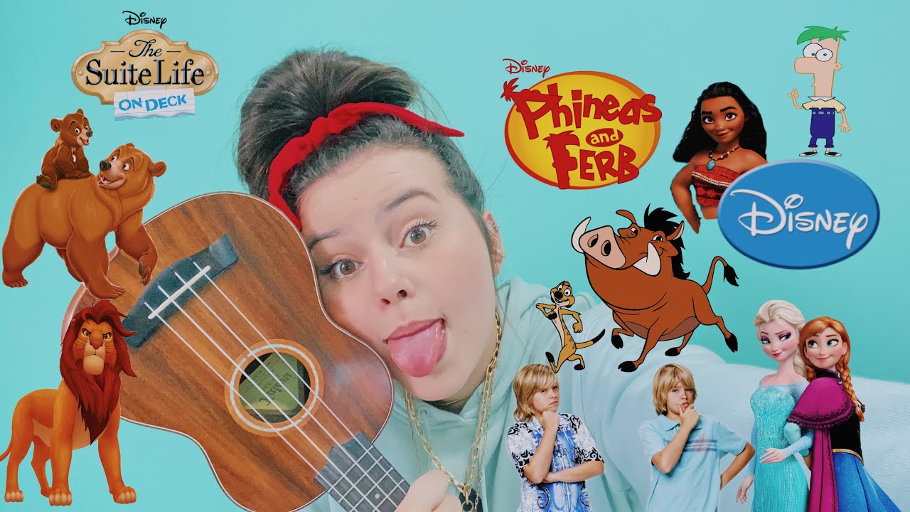 medley músicas da disney ukulele cover YouTube