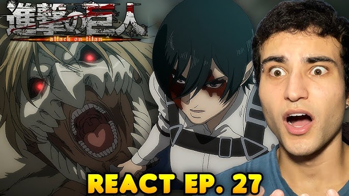 QUE EPISÓDIO INSANO!! 😱 - React Attack on Titan temporada 4 EP 26