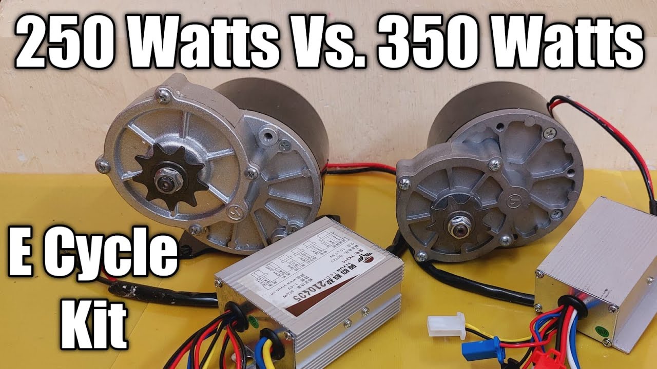 350watts VS 250watts E Cycle Motor Full Technical Comparison