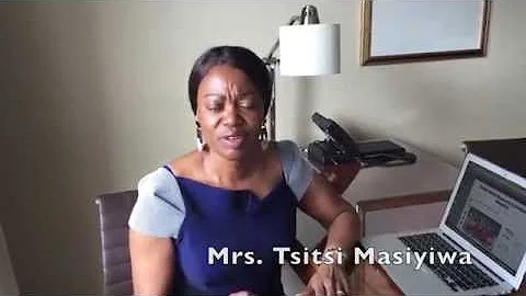 A Message from Mrs. Tsitsi Masiyiwa