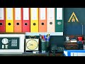 Office asmr 1 hour work with me  quiet day at the office  processing  sorting paperwork