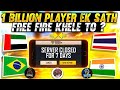 1 BILLION PLAYERS EK SATH FREE FIRE KHELE TO ?😲 || GARENA FREE FIRE