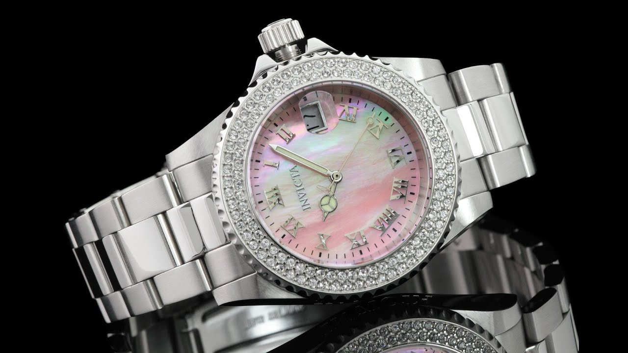 Vintage Invicta Angel Sport Jelly Watch Pink Like New Condition Invicta Angel Women main image 2