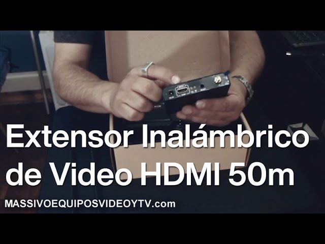 Transmisor HDMI Inalámbrico hasta 50m