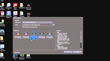 Changing Project Settings in Edius 6.5