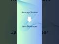 Average Student to Java Developer 🚀 | #java #javadeveloper #motivation #codingshorts #thecodeworkers