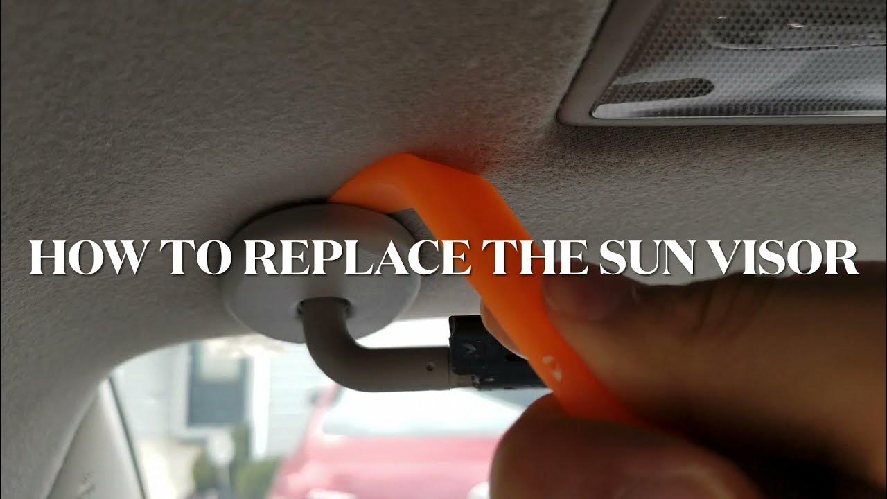 How to replace sun visor (2012 Toyota Venza) YouTube