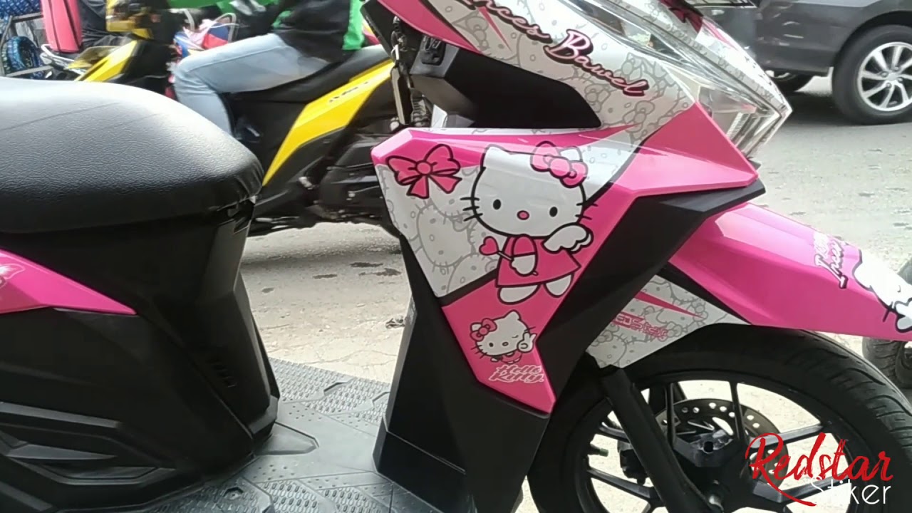 Stiker Decal Vario Hello Kitty Youtube