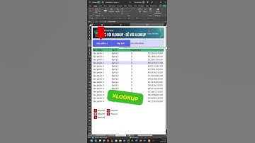 Mẹo hay với hàm Xlookup 📛 #shorts