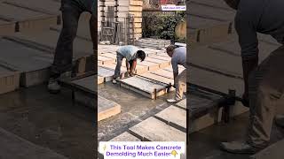 ⚡ This Tool Makes Concrete Demolding Much Easier👇