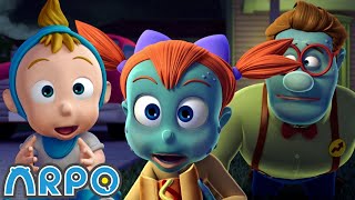 ZOMBIE Run for Your Life | Baby Daniel and ARPO The Robot | Funny Cartoons for Kids