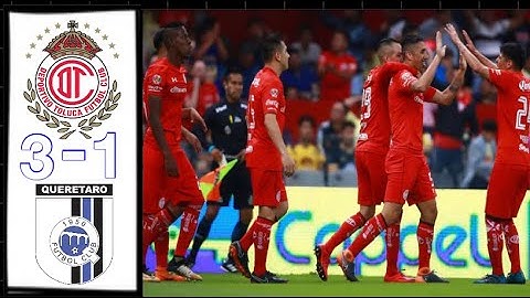Toluca vs Queretaro 3-1 Resumen y Goles 1/10/21