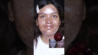 Removing 100 Layers Of Glitter Peel Off Mask 