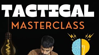 Tactical masterclass football