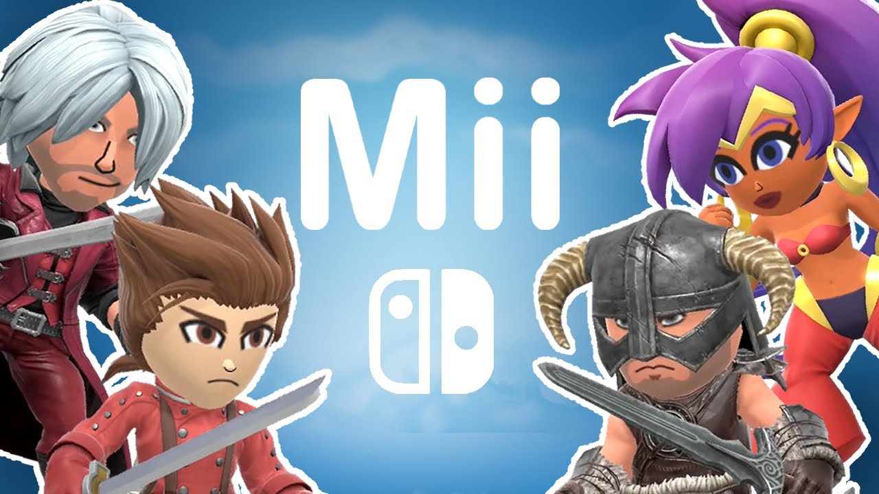 Miiさん　追加オプション　登り棒 How To Make Lloyd, Dragonborn, Dante & Shantae | Nintendo Switch