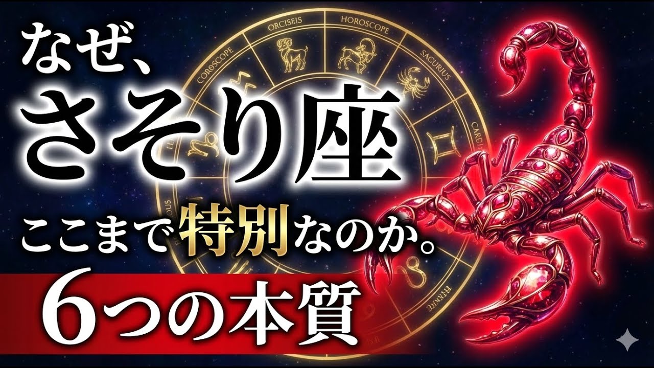 なぜ、さそり座はここまで特別なのか。6つの本質