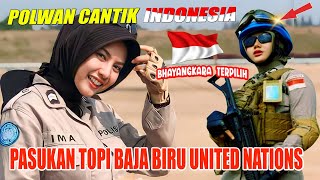 Auto Bangga Polwan Cantik Indonesia Pasukan Topi Baja Biru Un Harumkan Nkri