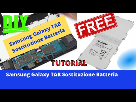 Samsung Galaxy Tab 4 10.1 SM-T530 Sostituzione Batteria