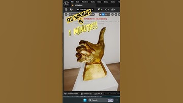 Flipping normals inside Unreal Engine