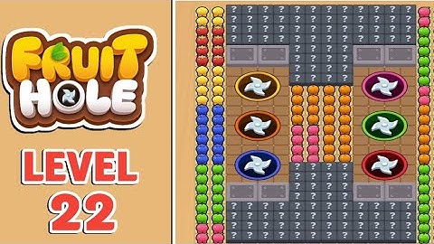 Fruit Hole Juice Jam Level 22 Walkthrough Solutions