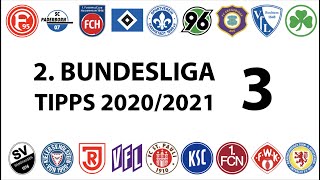 Bundesligatipps 2.liga - 3. spieltag saison 2020/2021