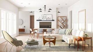 TOP! 100  MID-CENTURY MODERN INTERIOR DESIGN IDEAS | TIPS TO CREATE TIMELESS INTERIOR DECOR STYLES